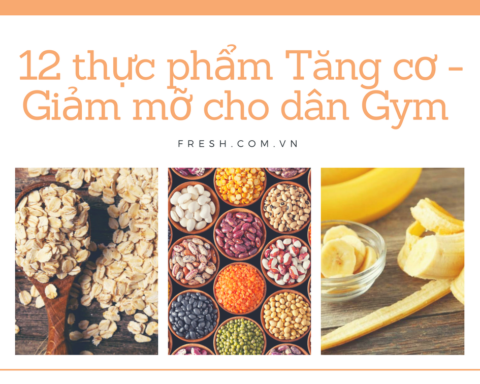 Thực phẩm bổ sung giúp tăng cơ giảm mỡ