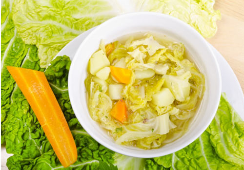 Cách giảm cân nhanh tại nhà với súp bắp cải