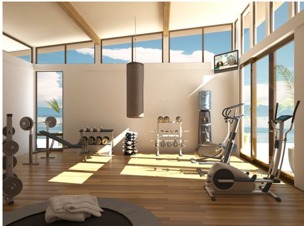 Chỉ dẫn trang  hoàng cho phòng tập gym tại nhà