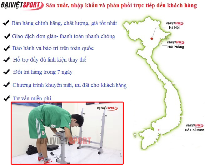 shop bán dụng cụ tập thể hình uy tín trên toàn quốc